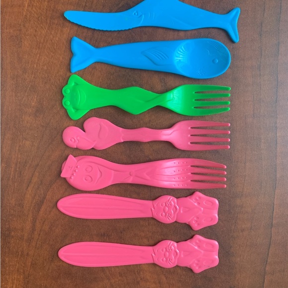 Zoo Pals Other Vintage Zoo Pals Bundle Kids Plastic Cutlery Animals